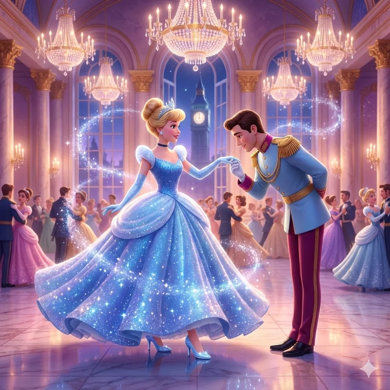 Cendrillon au bal